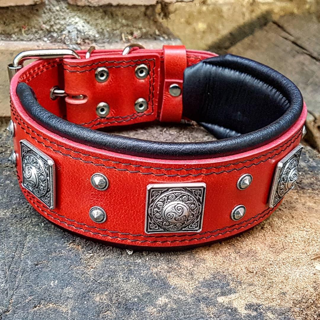 The "Eros" collar 2.5 inch wide RED – Obrázok 2