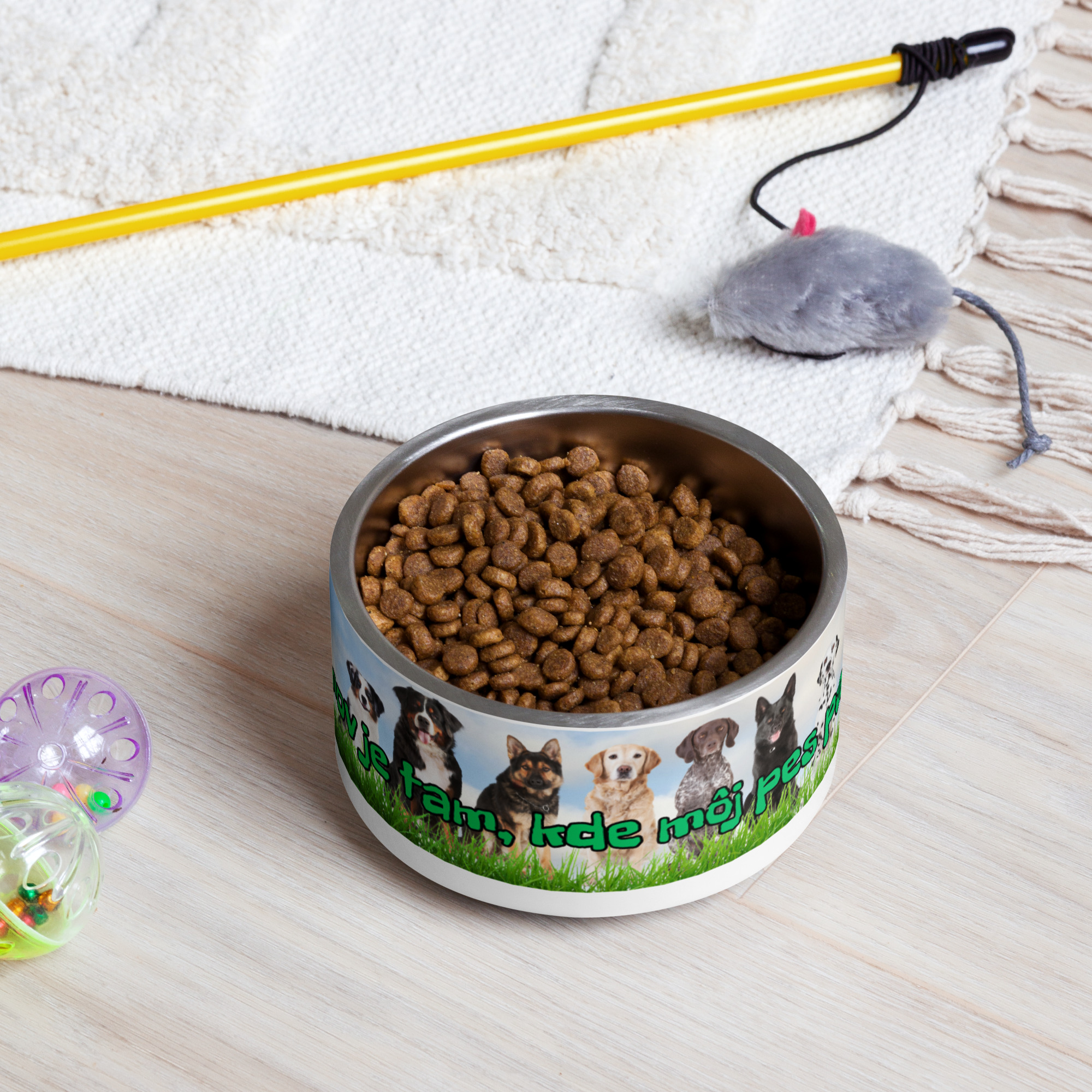 Štýlová nerezová miska „Domov je tam, kde môj pes papá“ – Obrázok 11