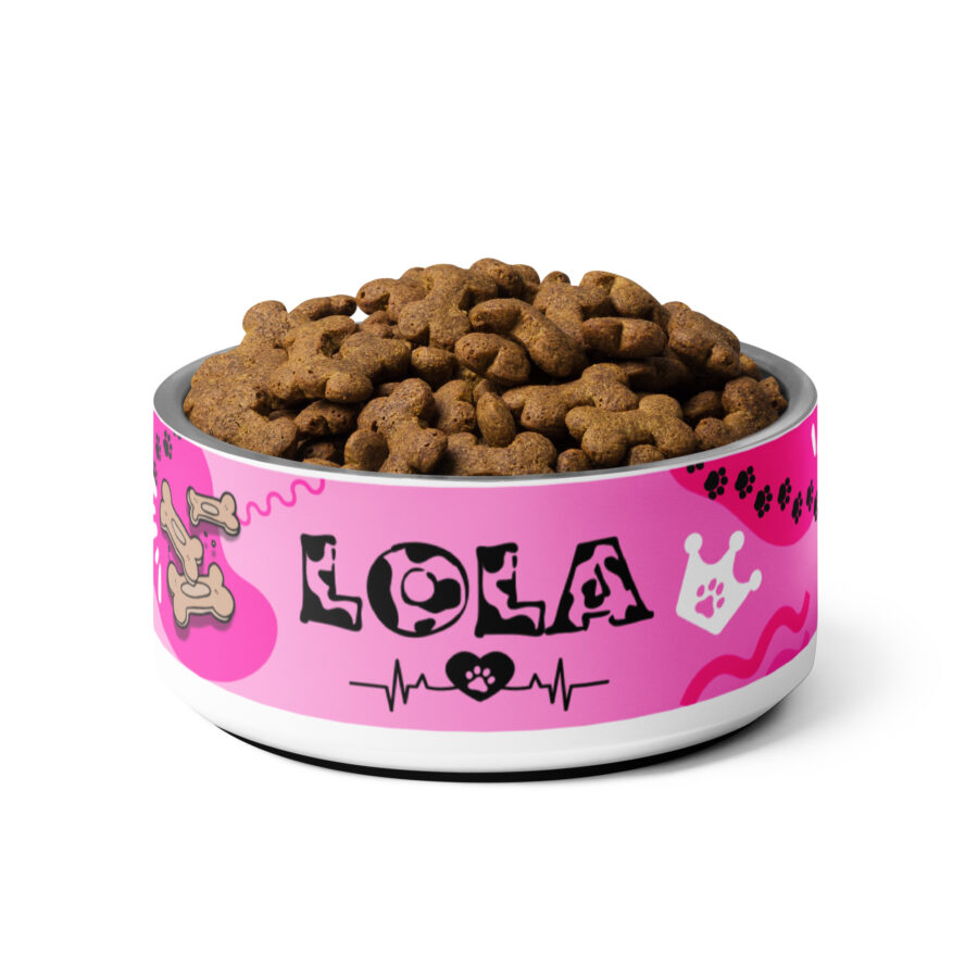 Personalizovaná miska s menom - ružová