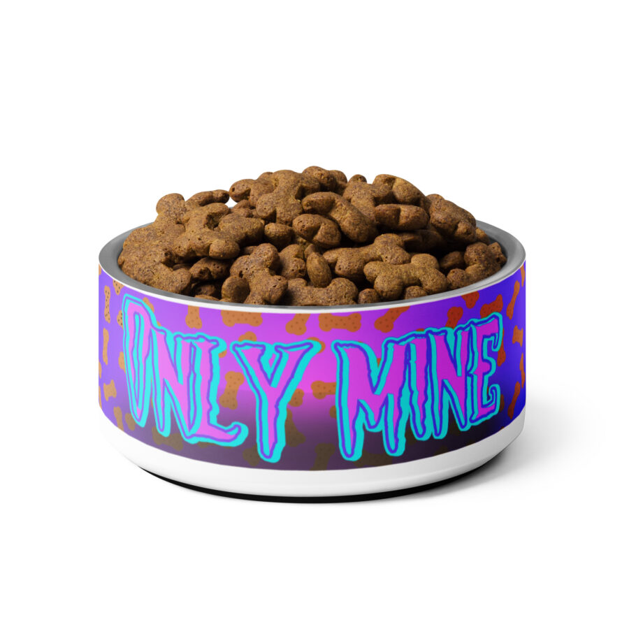 nerezová miska pre psa Only Mine fialová