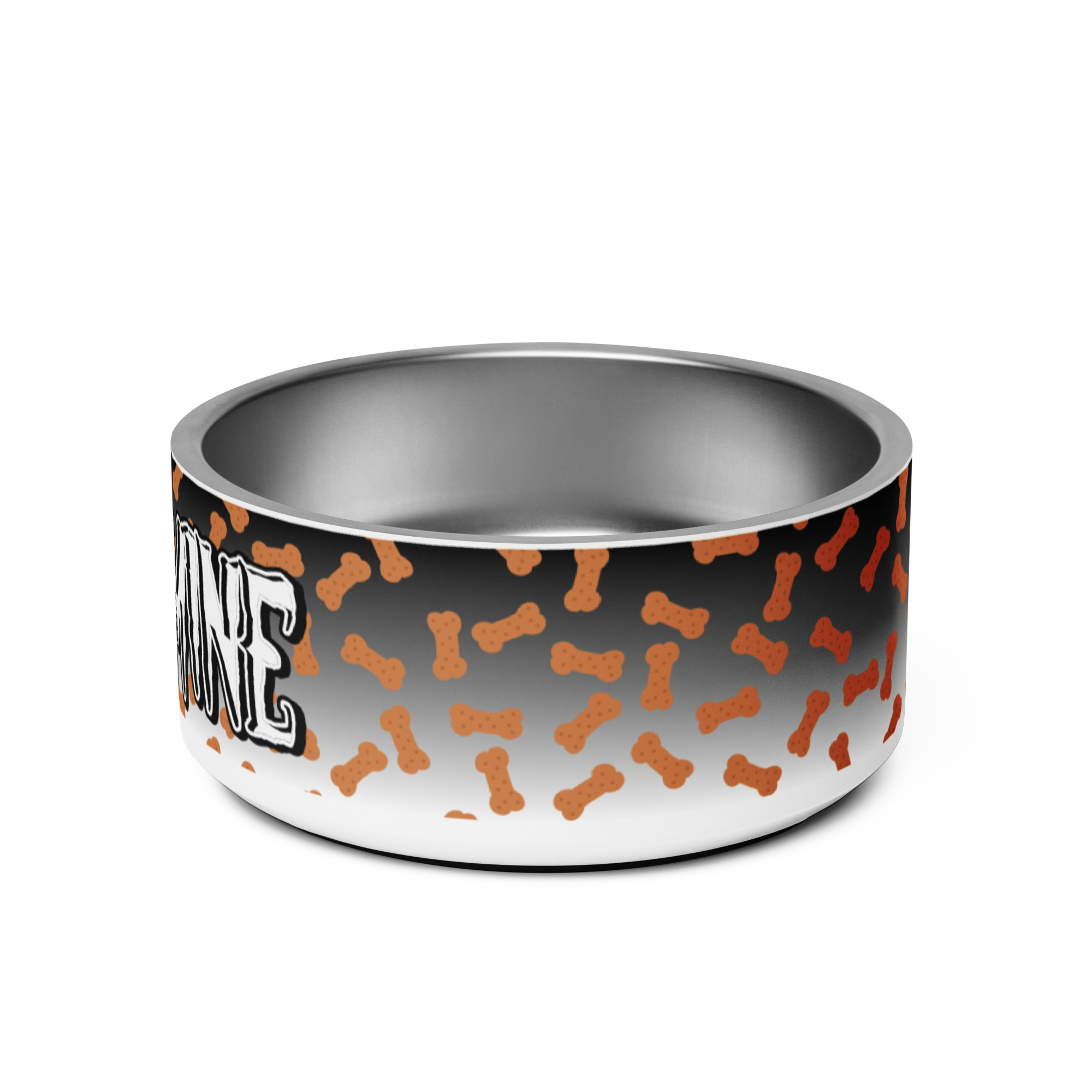 Nerezová miska pre psa „Only Mine“ – čierná – Obrázok 4