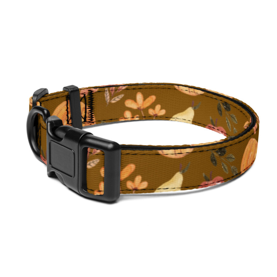 Štýlový obojok pre psa – jesenný mix motívov