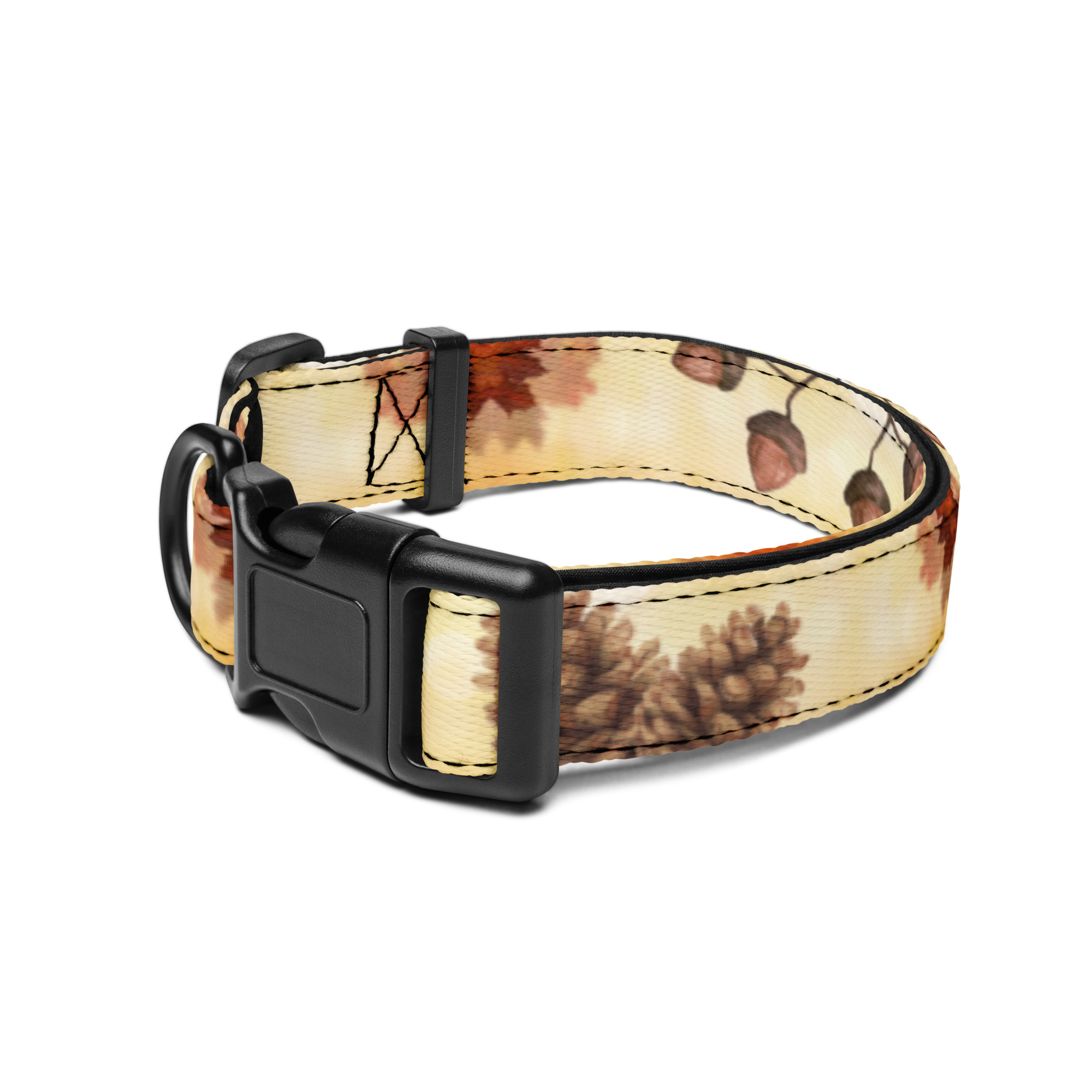 Štýlový obojok pre psa – dizajn s makkami a šiškami – Obrázok 2