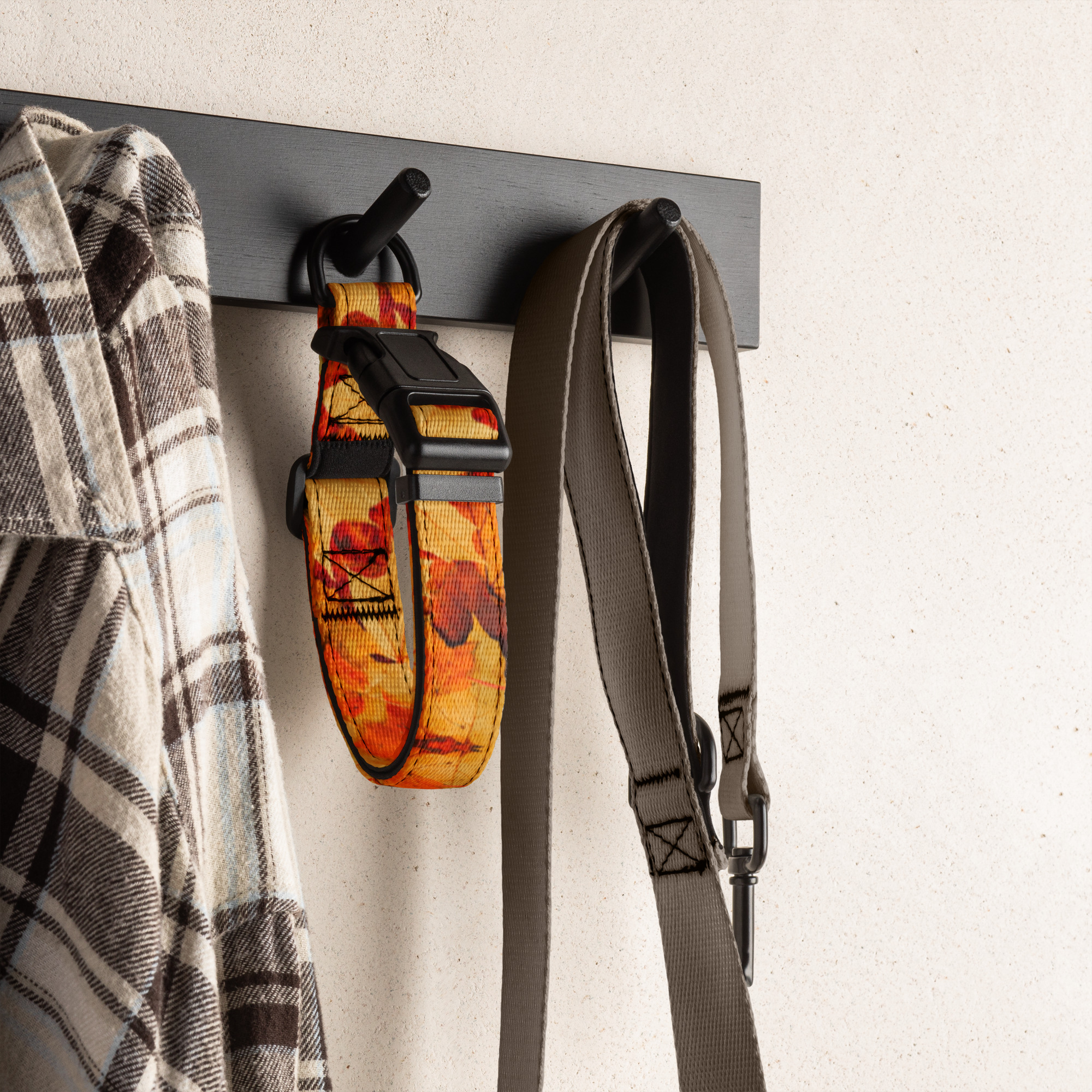 Štýlový obojok pre psa – dizajn s jesennými listami – Obrázok 6